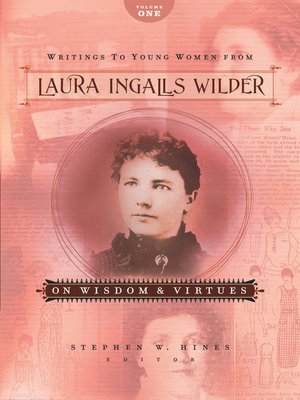 cover image of Writings to Young Women from Laura Ingalls Wilder--Volume One